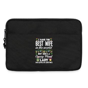 Cadeaux pour les jardins et les amoureux des plantes - Sacoche pour ordinateur portable 13 pouces - noir - Devant