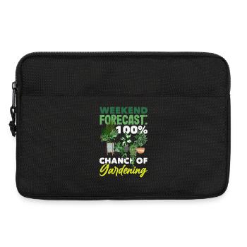 Cadeaux pour les jardins et les amoureux des plantes - Sacoche pour ordinateur portable 13 pouces - noir - Devant
