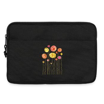 Fleur - Sacoche pour ordinateur portable 13 pouces - noir - Devant