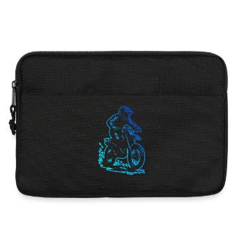 Direkte Motocross Aussage - Laptoptasche 13" - Schwarz - Vorne