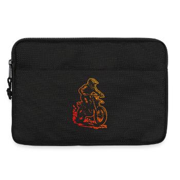 A motif only for motocross - Laptop bag 13" - black - Front
