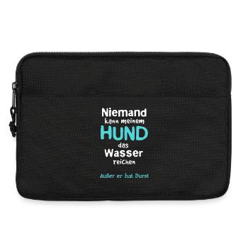 Eau pour chiens - Sacoche pour ordinateur portable 13 pouces - noir - Devant