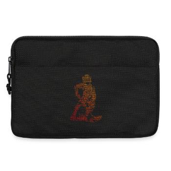 Floorball Fans aufgepasst schlichtes Statement - Laptoptasche 13" - Schwarz - Vorne
