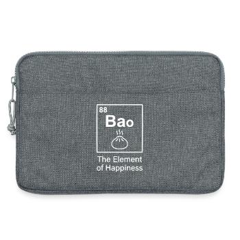 Bao L’élément du bonheur Science des aliments - Sacoche pour ordinateur portable 13 pouces - gris chiné - Devant