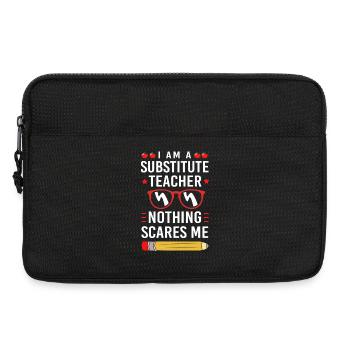 Aushilfslehrer Ersatzlehrerin Vertretungslehrer - Laptoptasche 13" - Schwarz - Vorne
