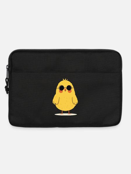 Chick with sunglasses - Laptop bag 13" - black