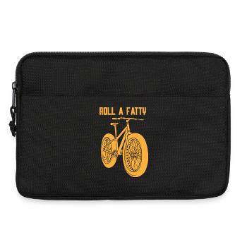 Roll A Fatty Fat Tire Bike Design - Laptoptasche 13" - Schwarz - Vorne