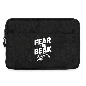 Fear the Beak - Laptop bag 13" - black - Front