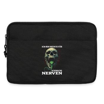 I'm not for the faint of heart - Laptop bag 13" - black - Front
