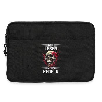 My Life - My Rules - Laptop bag 13" - black - Front