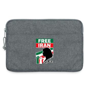 Iran libre - Sacoche pour ordinateur portable 13 pouces - gris chiné - Devant