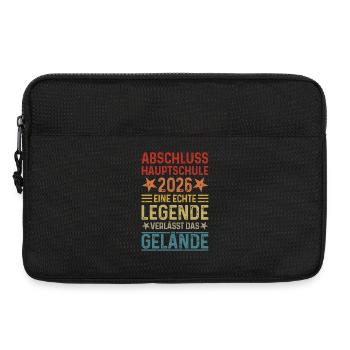 Graduation 2026 Hauptschule Hauptschulabschluss - Laptop bag 13" - black - Front