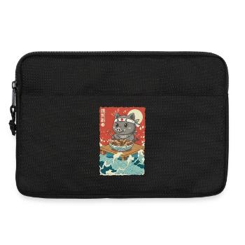 Anime Wild Boar - Sacoche pour ordinateur portable 13 pouces - noir - Devant