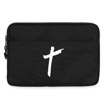Croix de Jésus - Sacoche pour ordinateur portable 13 pouces - noir - Devant