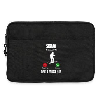 Skimo ruft - Laptoptasche 13" - Schwarz - Vorne