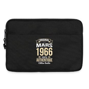 60th Anniversary - Original - March 1966 - Laptop bag 13" - black - Front