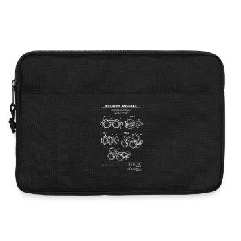 Patentblaupause: Schweißbrille - Laptoptasche 13" - Schwarz - Vorne