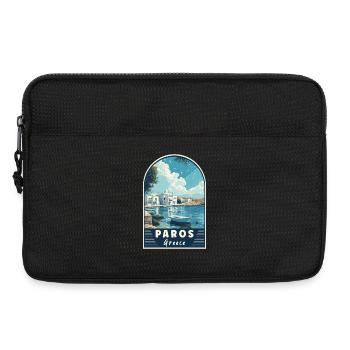Explorez Paros en Grèce Paradis méditerranéen - Sacoche pour ordinateur portable 13 pouces - noir - Devant