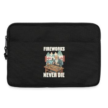 Fireworks Never Die - Laptoptasche 13" - Schwarz - Vorne