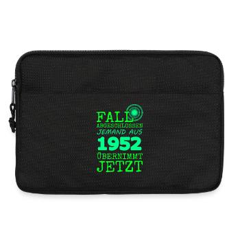 completed in 1952 - Laptop bag 13" - black - Front