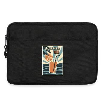 Summertime Orange Drink Retro - Laptop bag 13" - black - Front