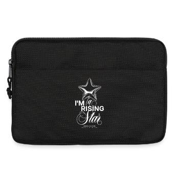 Humor Shirt with Star Balloon - Laptop bag 13" - black - Front
