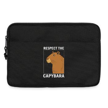 Capibara Capybara - Laptoptasche 13" - Schwarz - Vorne