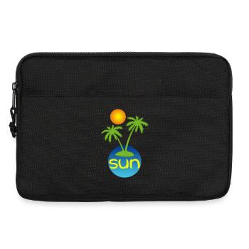 Paradies in der Sonne - Laptoptasche 13" - Schwarz - Vorne
