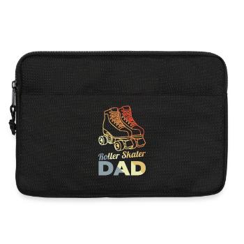 Rollschuh Papa - Laptoptasche 13" - Schwarz - Vorne