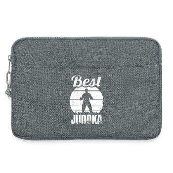 Judoka - Laptop bag 13" - heather grey - Front