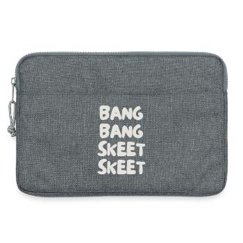 bang bang skeet skeet - Laptoptasche 13" - Grau meliert - Vorne