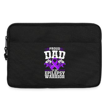 Epilepsy Dad Gift - Laptop bag 13" - black - Front
