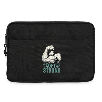 Strong and Soft - Laptoptasche 13" - Schwarz - Vorne