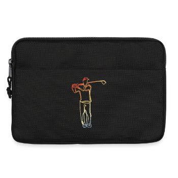 Golfer Vintage Look - Laptoptasche 13" - Schwarz - Vorne