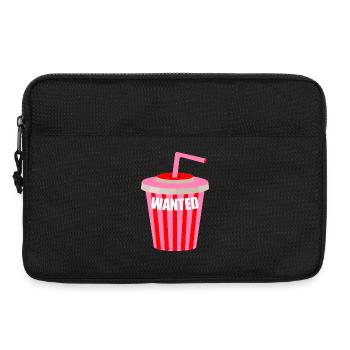Milchshake gewünscht - Laptoptasche 13" - Schwarz - Vorne