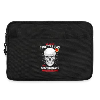 Ne Vous Frottez Pas Aux Auvergnats Ils N Ont Pa... - Sacoche pour ordinateur portable 13 pouces - noir - Devant