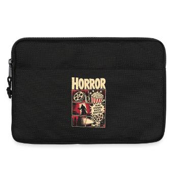 Horror Film Retro Kino Blut Stil - Laptoptasche 13" - Schwarz - Vorne