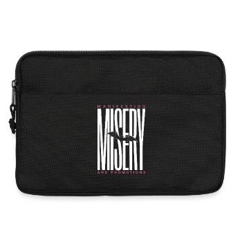 Manifesting Violet Victory Bat - Laptop bag 13" - black - Front