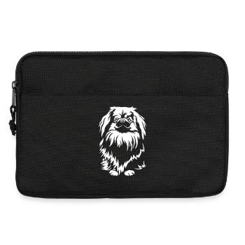 Pekinese "Black Edition" - Laptoptasche 13" - Schwarz - Vorne