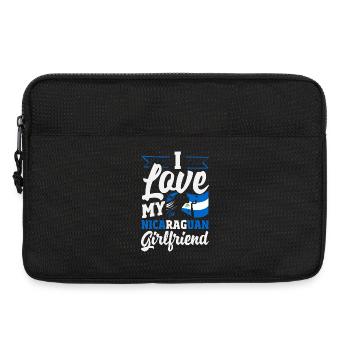 Nicaragua Flag Pride & Home - Laptop bag 13" - black - Front