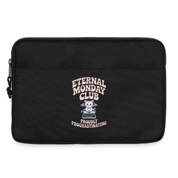 Eternal Monday Club Procrastinating - Laptop bag 13" - black - Front