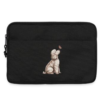 Banksy Style Pudel Geschenk für Dog Lovers - Laptoptasche 13" - Schwarz - Vorne