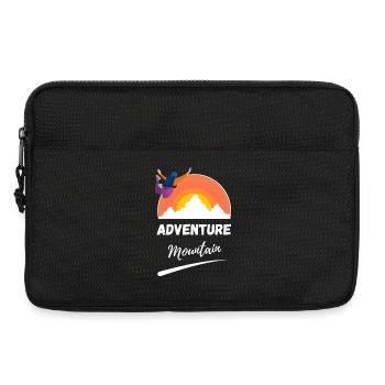 Sunrise Mountain Abenteuer - Laptoptasche 13" - Schwarz - Vorne