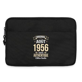 Anniversaire 70 ans - Original - Août 1956 - Sacoche pour ordinateur portable 13 pouces - noir - Devant
