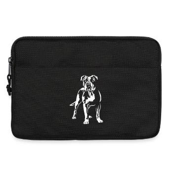 American Bulldog "Black Edition" - Laptoptasche 13" - Schwarz - Vorne