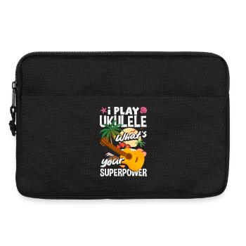 I Play Ukulele Whats Your Superpower Hawaii Music - Laptop bag 13" - black - Front
