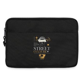 Blinde Stadtkultur - Laptoptasche 13" - Schwarz - Vorne
