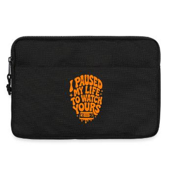 Pause My Life To Watch Horror - Laptoptasche 13" - Schwarz - Vorne