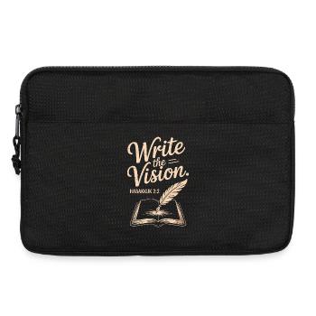 Write the Vision Habakkuk 2:2 - Laptop bag 13" - black - Front