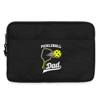 Pickleball Dad lustiges Pickleball Spieler - Laptoptasche 13" - Schwarz - Vorne